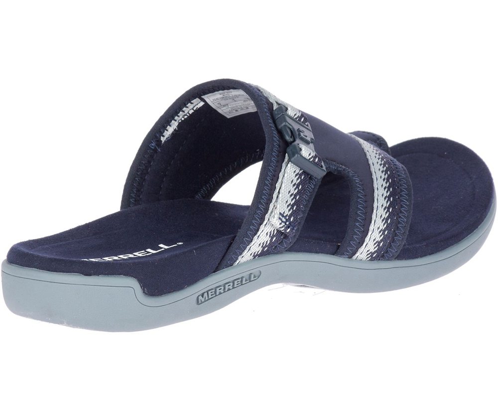 Sandalias Mujer - Merrell District Muri Wrap - Azul Marino/Gris - CERA-41263